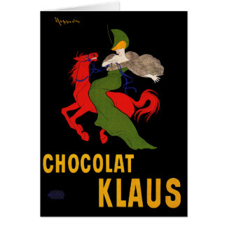 Karte: Leonetto Cappiello - Schokolade Klaus