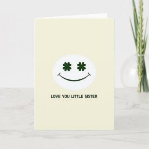 Karte 'Love You Little Sister'