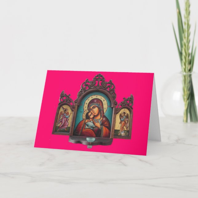 Karte Madonnas Tryptich (Vorderseite)