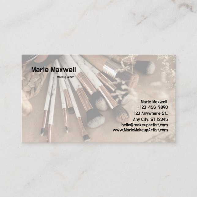 KARTE MAKEUP-KÜNSTLER (Vorderseite)