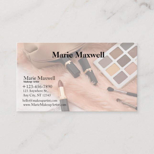 KARTE MAKEUP-KÜNSTLER (Vorderseite)