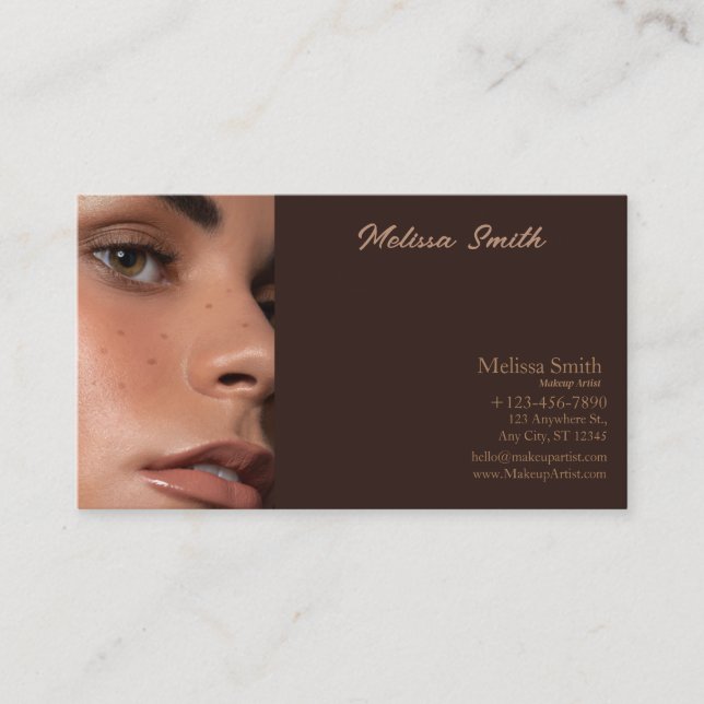 KARTE MAKEUP-KÜNSTLER (Vorderseite)