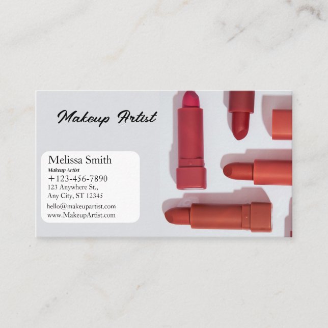 KARTE MAKEUP-KÜNSTLER (Vorderseite)