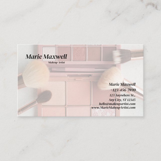 KARTE MAKEUP-KÜNSTLER (Vorderseite)