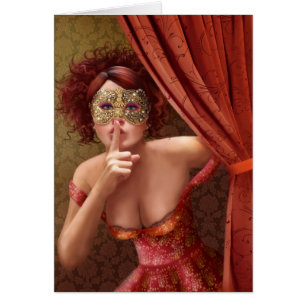 Karte "Masquerade"