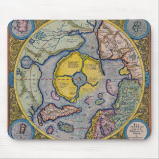 Karte Mercators Nordpol des 16. Jahrhunderts Mousepad