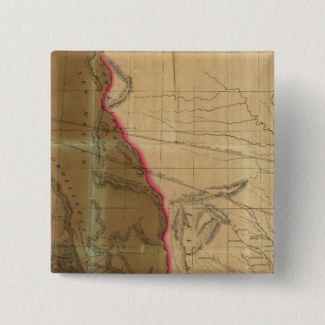 Karte Mexikos mit dem Kriegssitz Button (Vorderseite)