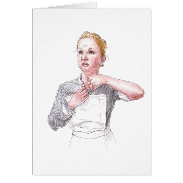 Karte - Middlesex-Krankenhaus-Krankenschwester, (Vorne)