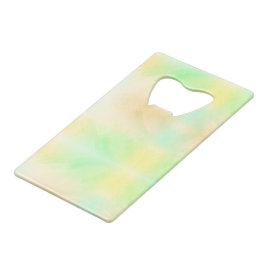 Karte mit abstraktem Design und sanften Pastelltön Geldbeutel Flaschenöffner