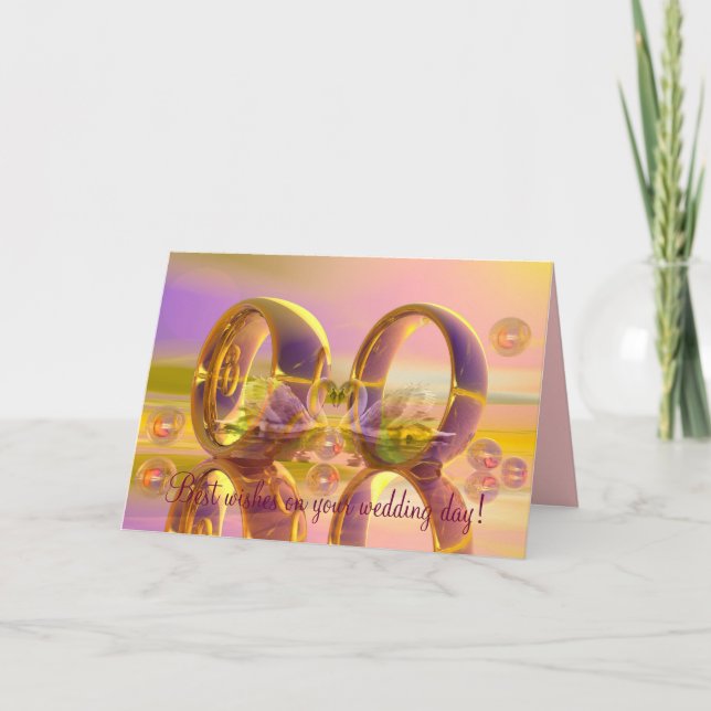 Karte mit den besten Wünschen (Vorderseite)