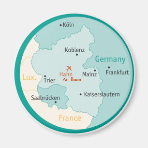 Karte mit Hahn AB Magnet