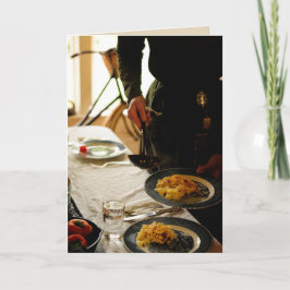 Karte mit Rezept