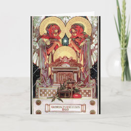 Karte mit Weihnachtsillustration durch J.C.
