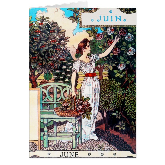 Karte: Monat Juni - Juni (Vorne)