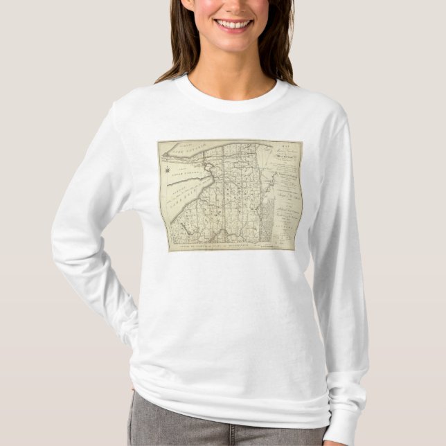 Karte Morriss von Kauf oder von WestGeneseo T-Shirt (Vorderseite)
