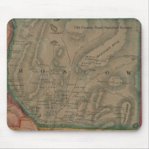 Karte Moskaus, Maine 1860 - Mousepad