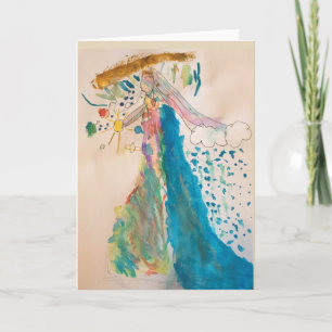 Karte - Muttergott, der das Universum hält