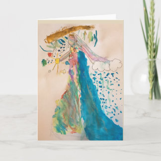 Karte - Muttergott, der das Universum hält