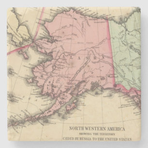 Karte Nanowatt Amerika durch Mitchell Steinuntersetzer