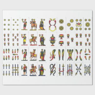 Karte Napoletane Packpapier