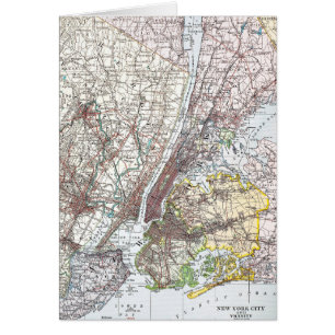 Karte: New York Area, 1906