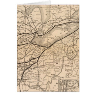 Karte New York Central und Hudson River Railway