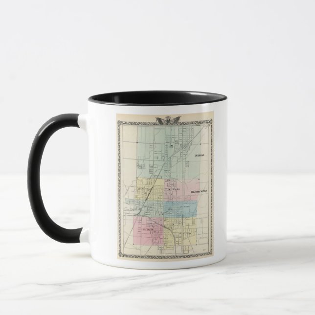 Karte Normal, Bloomington Tasse (Links)