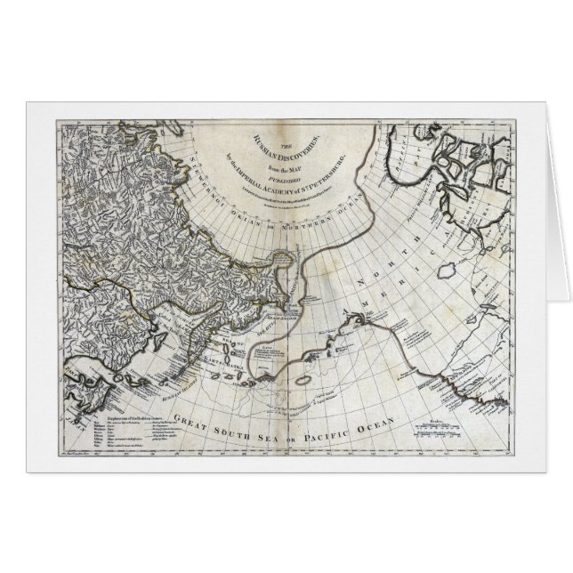 KARTE: NORTH PACIFIC (Vorderseite (Horizontal))