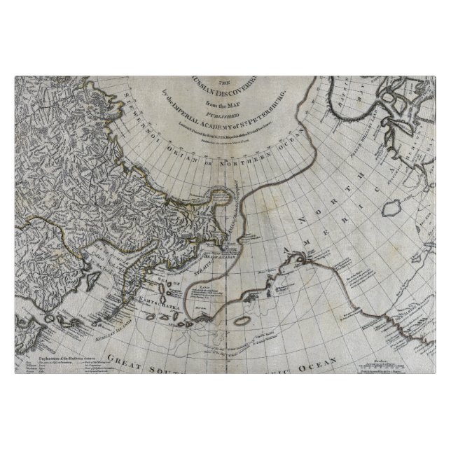 KARTE: NORTH PACIFIC SCHNEIDEBRETT (Vorderseite)