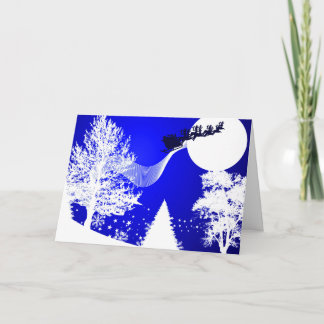 Karte oder Einladung: Weißes Weihnachten