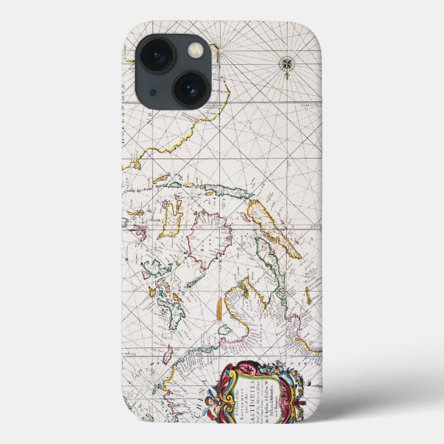 KARTE: OSTinseln, 1670 Case-Mate iPhone Hülle (Rückseite)