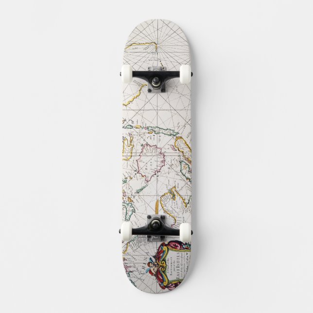 KARTE: OSTinseln, 1670 Skateboard (Vorderseite)