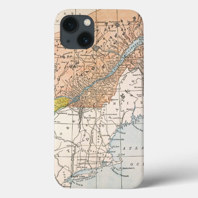 KARTE: OSTkanada Case-Mate iPhone Hülle (Rückseite)