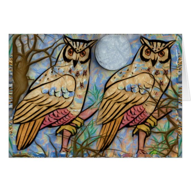 Karte Owls2 (Vorderseite (Horizontal))
