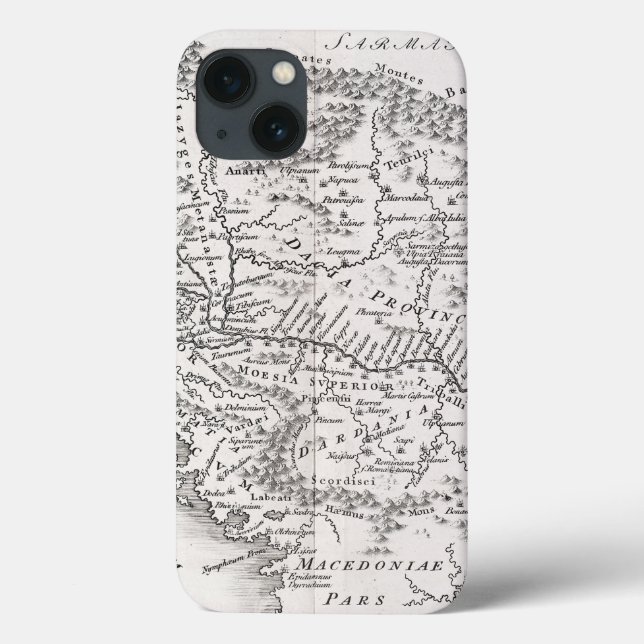 KARTE: PANNONIA Case-Mate iPhone HÜLLE (Rückseite)