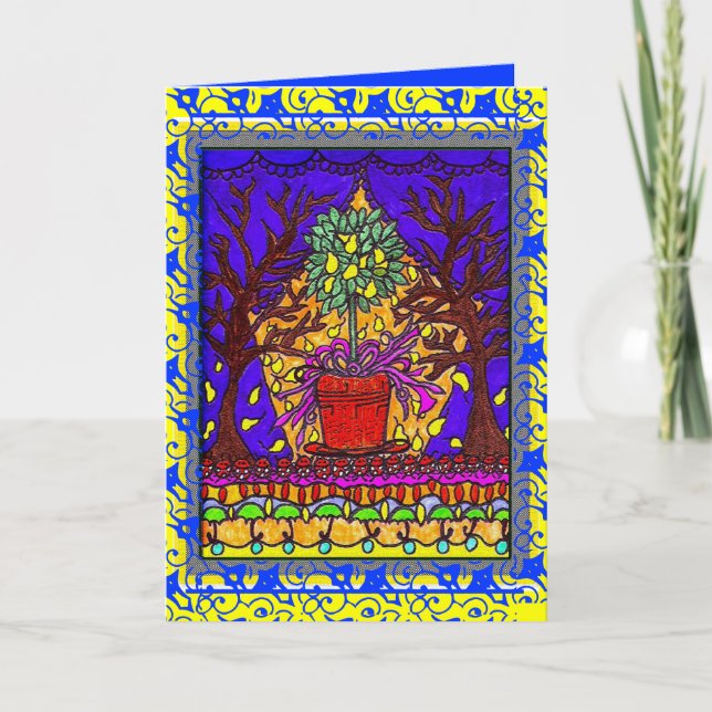 KARTE "PEAR TREE" (Vorderseite)
