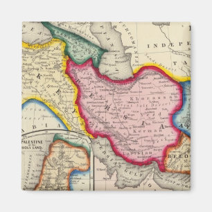 Karte Persiens, Türkei in Asien Afghanistan Magnet