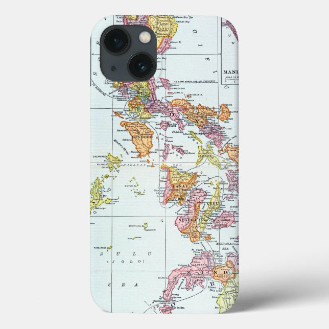 KARTE: PHILIPPINEN, 1905 Case-Mate iPhone HÜLLE (Rückseite)