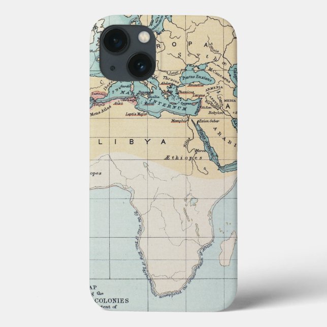 KARTE: PHOENIKANISCHES EMPIRE Case-Mate iPhone HÜLLE (Rückseite)