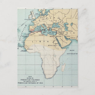 KARTE: PHOENIKANISCHES EMPIRE POSTKARTE