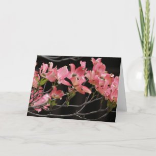 Karte, "PINK DOGWOOD # 2" Karte