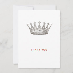 Karte Prinzessin-Tiara Crown Thank You