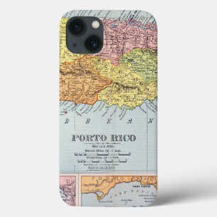 KARTE: PUERTO RICO, 1900 Case-Mate iPhone HÜLLE