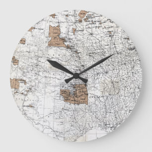 KARTE: RESERVIERUNGEN, 1888 GROßE WANDUHR