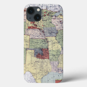 KARTE: RESERVIERUNGEN, 1892 iPhone 13 HÜLLE