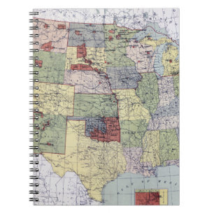 KARTE: RESERVIERUNGEN, 1892 NOTIZBLOCK