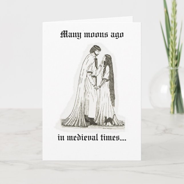 Karte "Romance Geblüht" (Vorderseite)