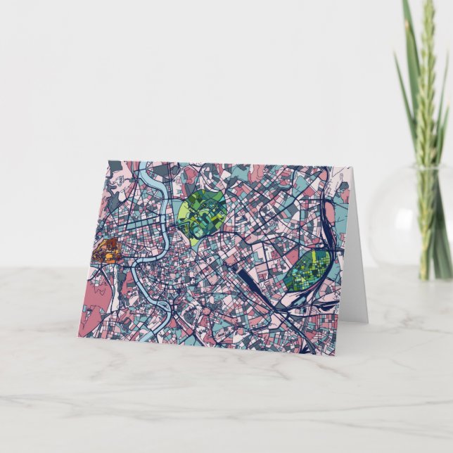 Karte Roms Italien (Vorderseite)