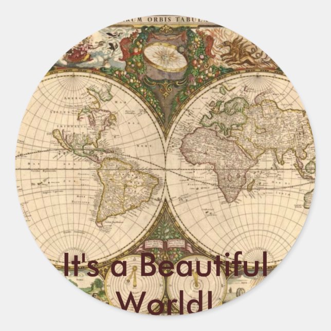 KARTE RUNDER AUFKLEBER (Vorderseite)