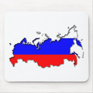 Karte Russlands Mousepad